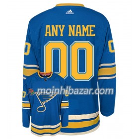 Dresovi St. Louis Blues Custom Adidas 2018-2019 Alternate Authentic - Muške
